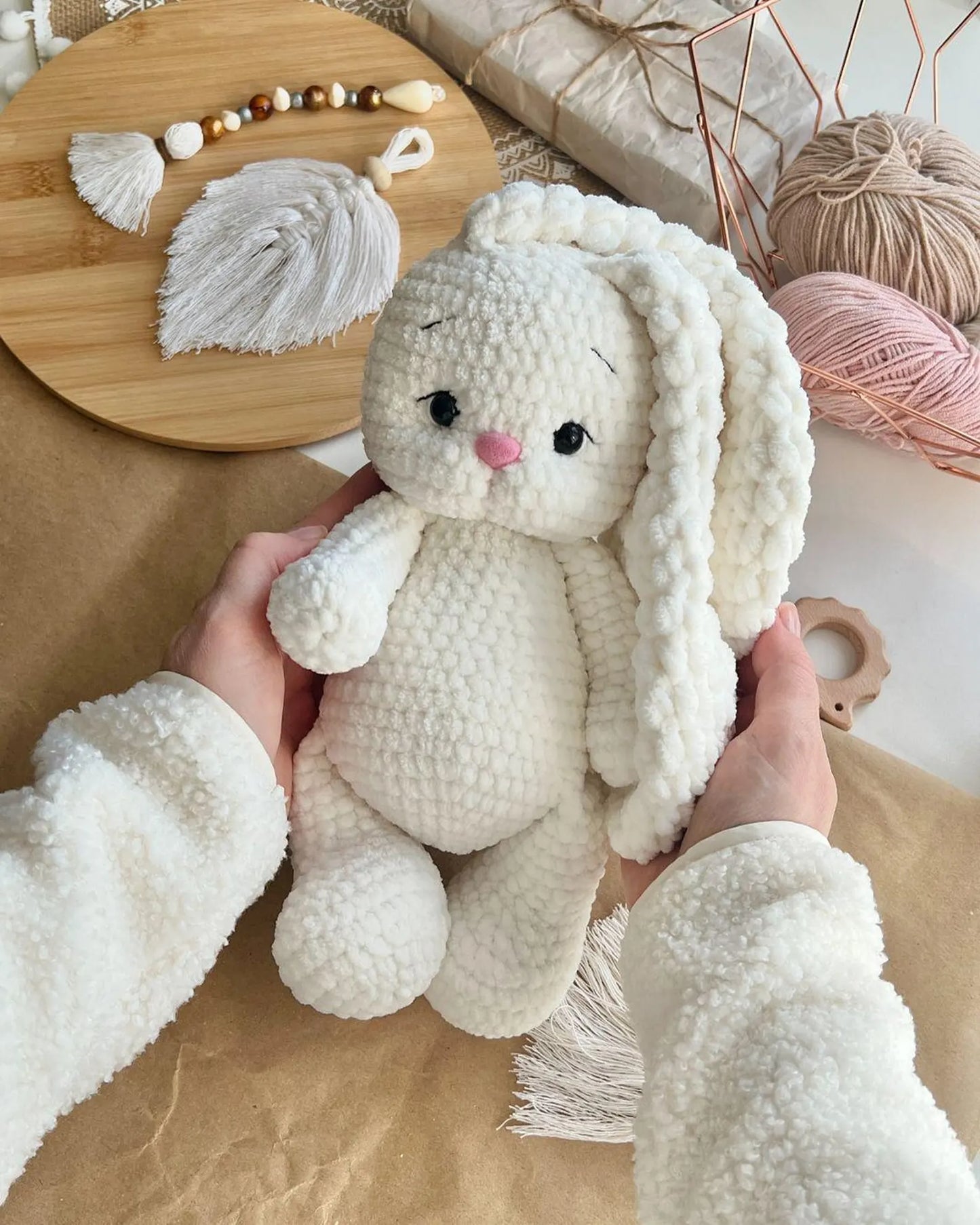 Charming Bunny Crochet Pattern – Amigurumi Plushie
