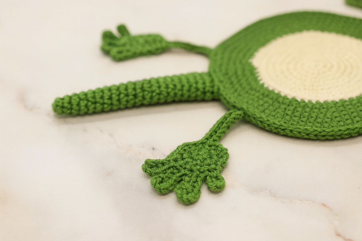 π¦ Funny Splat Lizard Coaster β Crochet Pattern