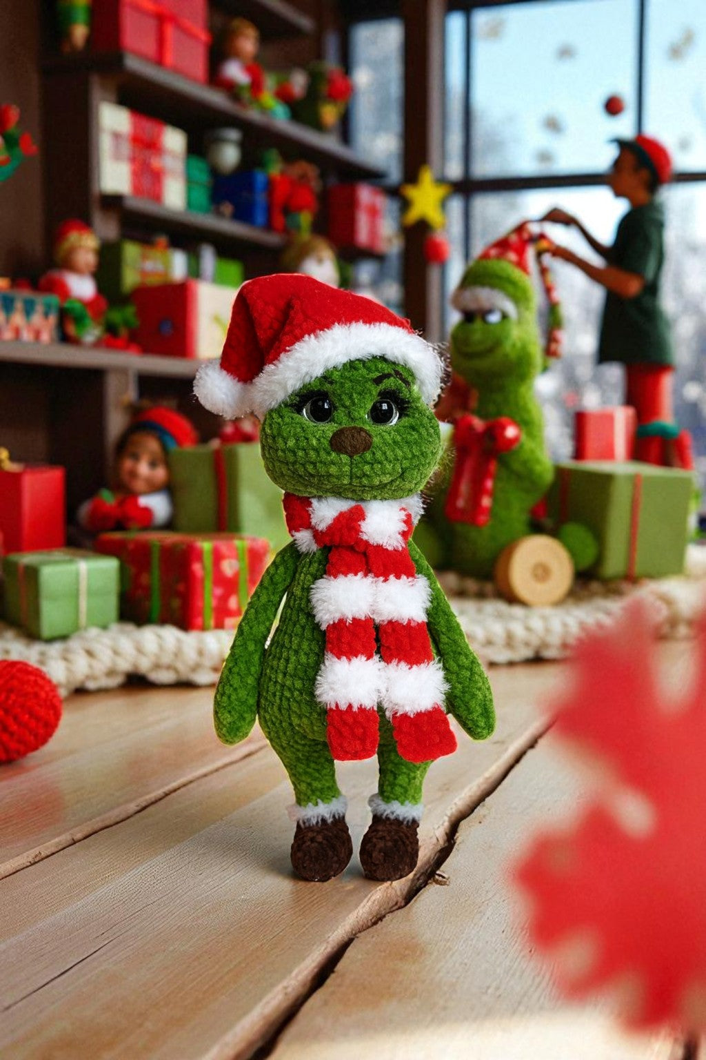 Christmas Green Villain Crochet Pattern
