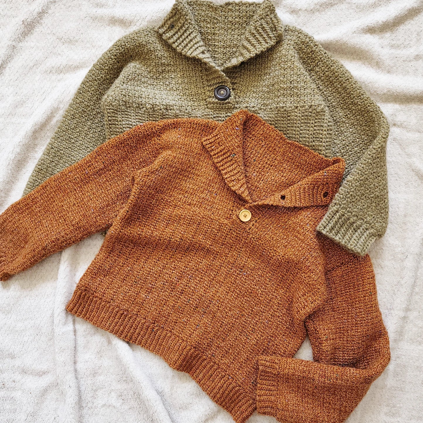 Jasper — Button-Up Rustic Pullover Crochet Pattern