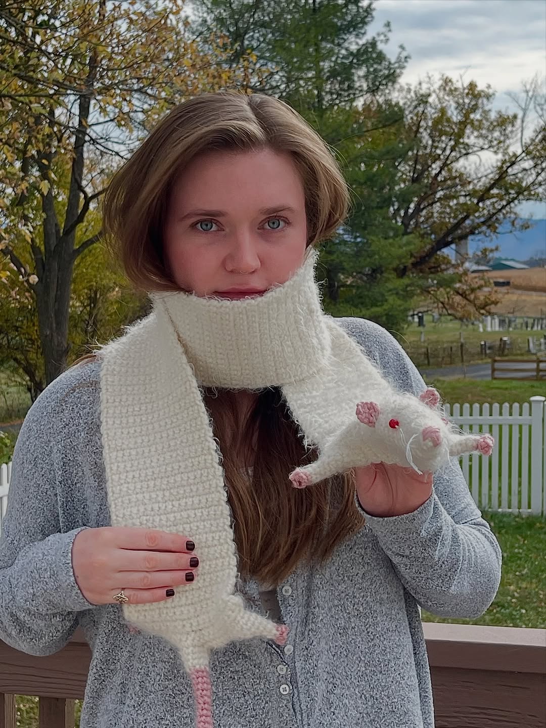 Rat Scarf – Crochet Pattern