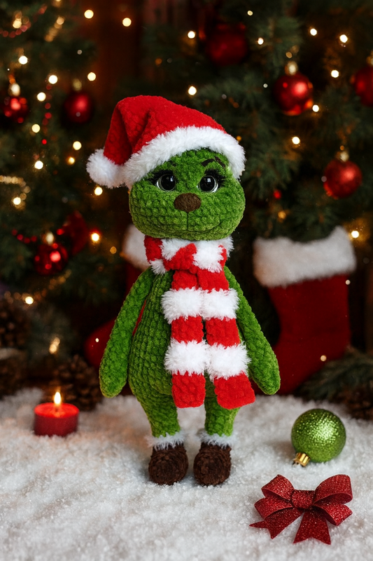 Christmas Green Villain Crochet Pattern