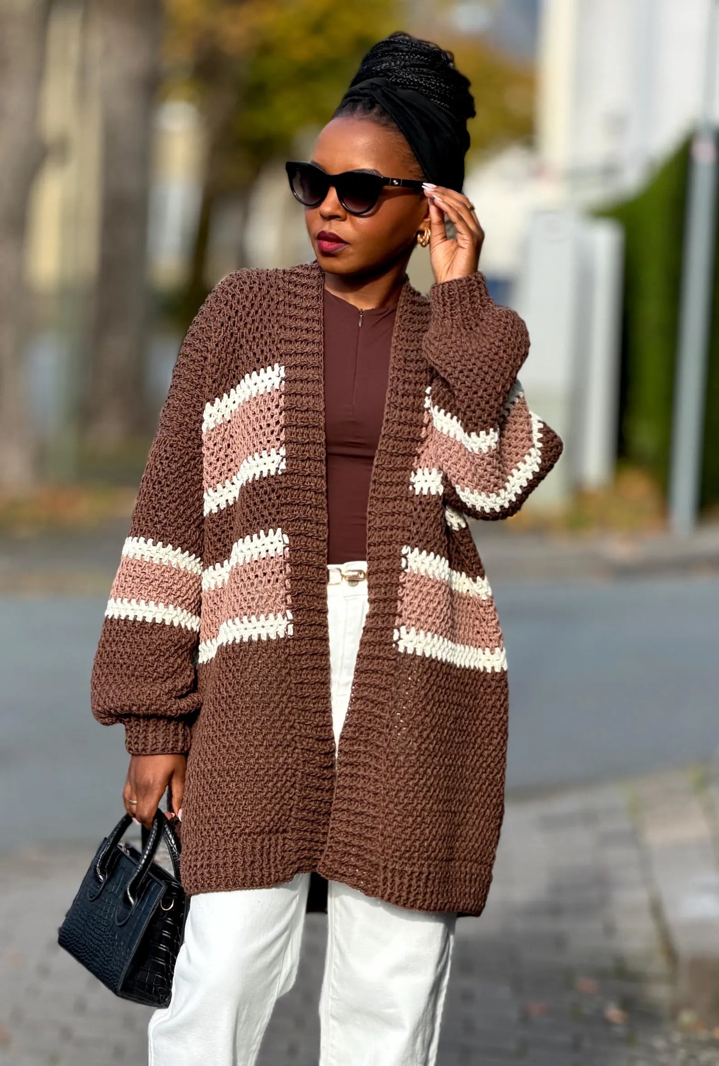 Elizabeth Cardigan Crochet Pattern | Oversized, Easy | Made To measure | PDF + Video Tutorial - English