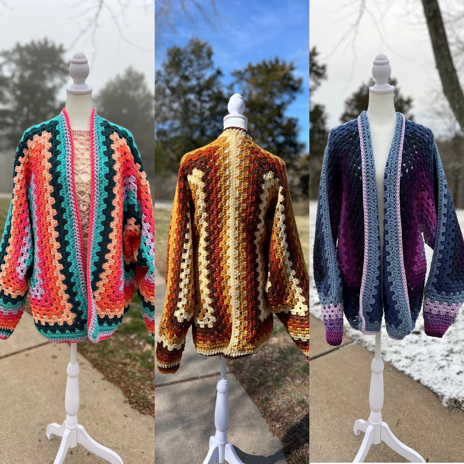 HexaHug Cardigan Crochet Pattern