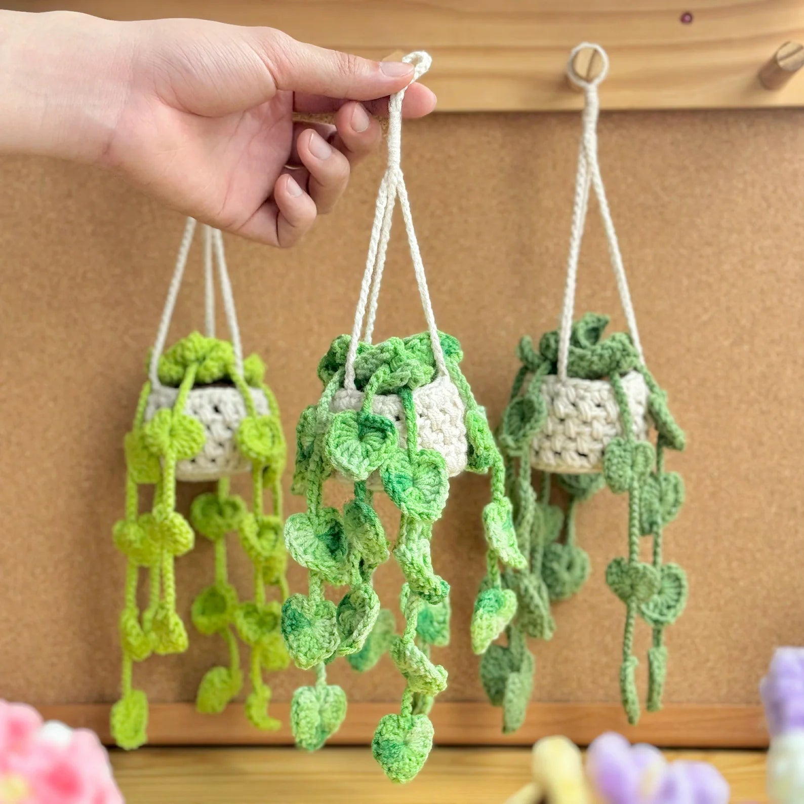 Hanging Plant Decoration - Crochet Pattern