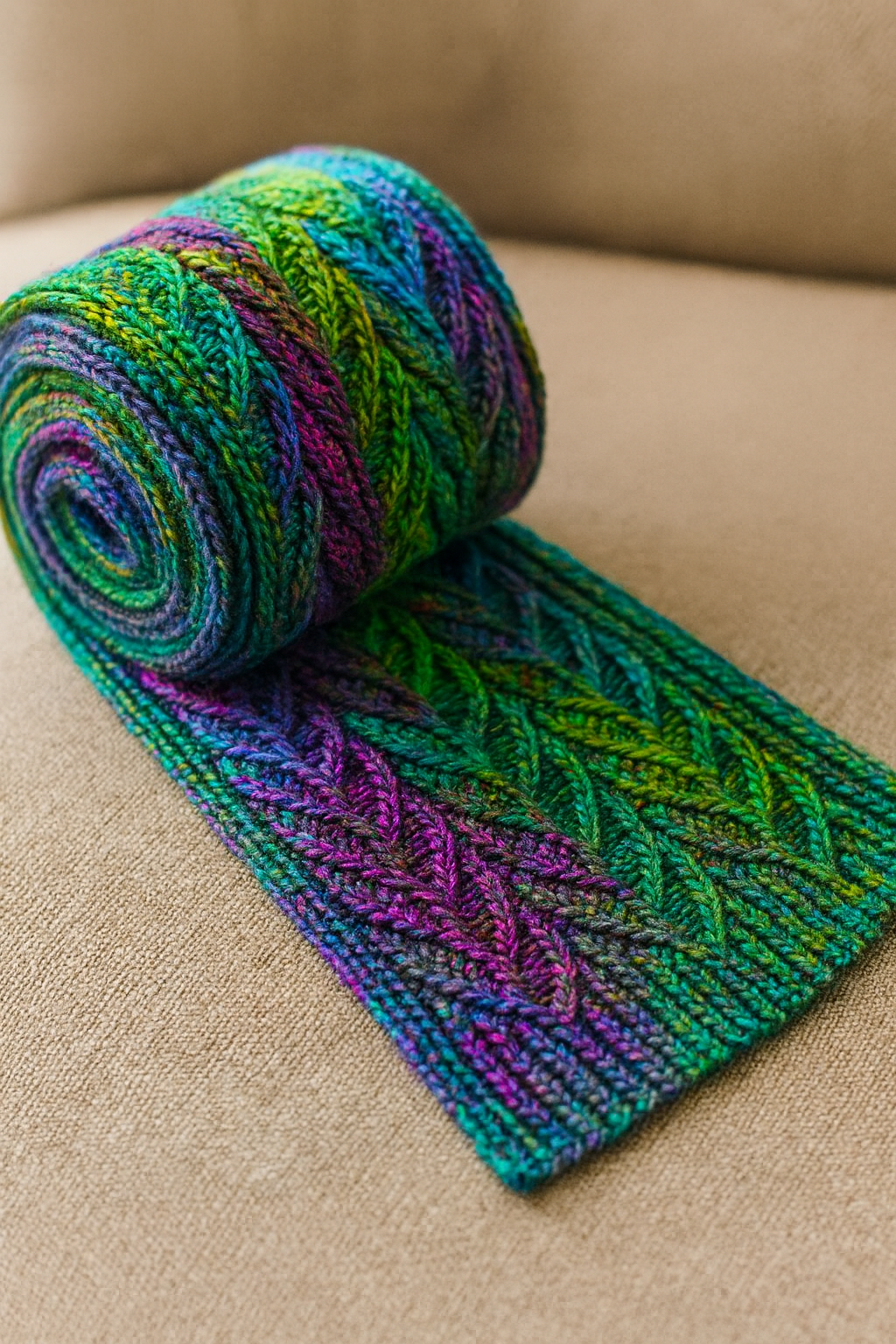 The Rainforest Scarf Crochet Pattern