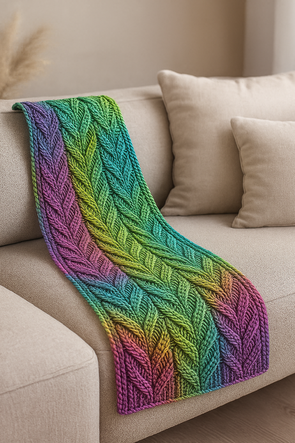 The Rainforest Scarf Crochet Pattern