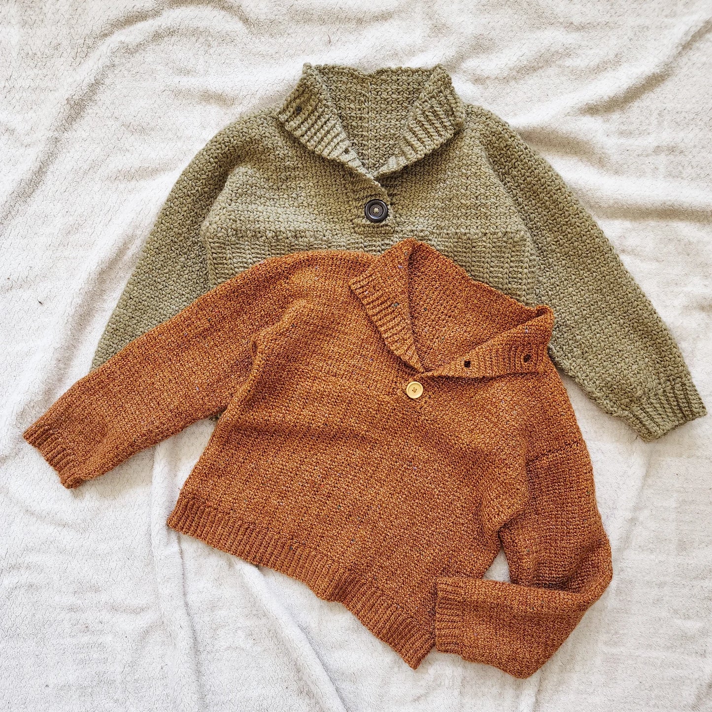 Jasper — Button-Up Rustic Pullover Crochet Pattern