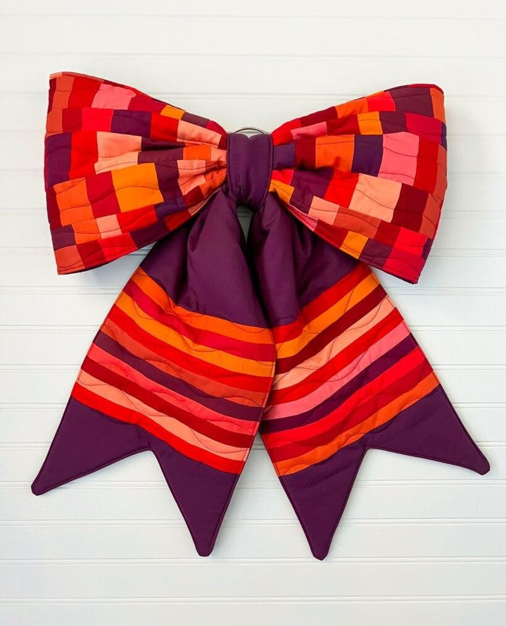 The Big Giant Reversible Quilted Bow – PDF + Video Guide Sewing Pattern