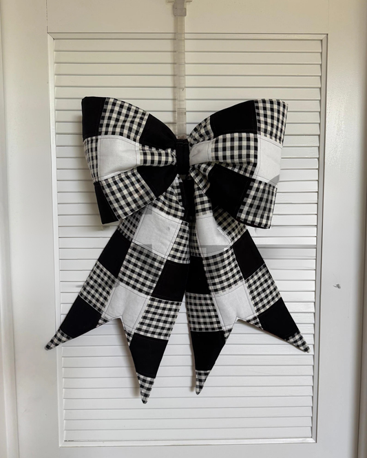 The Big Giant Reversible Quilted Bow – PDF + Video Guide Sewing Pattern