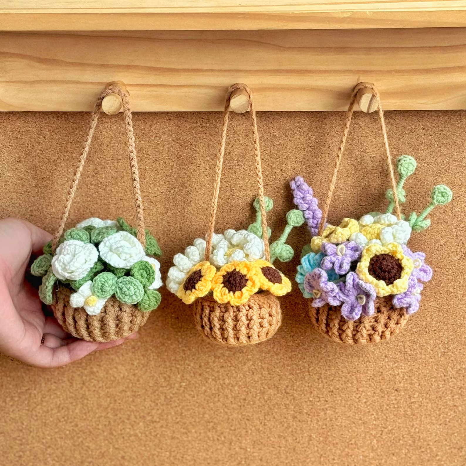 Hanging Plant Decoration - Crochet Pattern