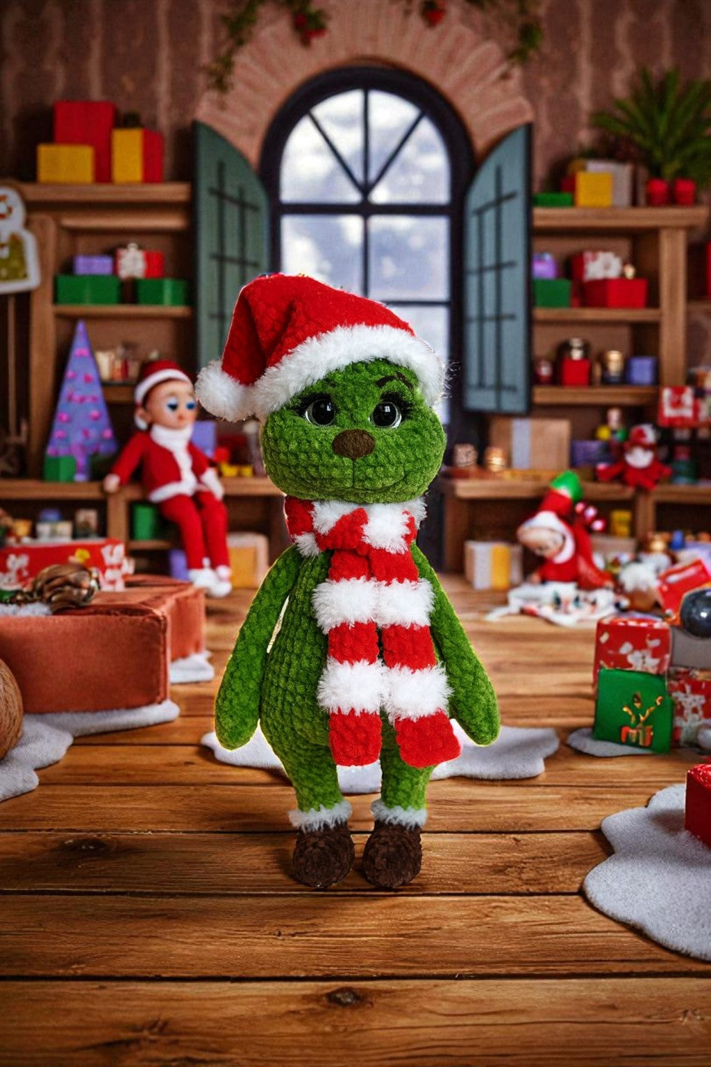 Christmas Green Villain Crochet Pattern
